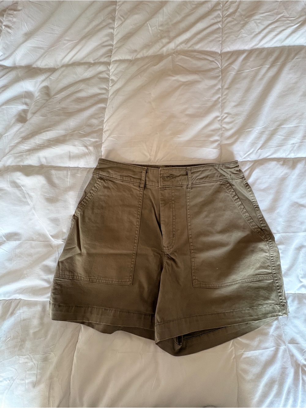 Universal Thread Olive Utility High-Rise Shorts